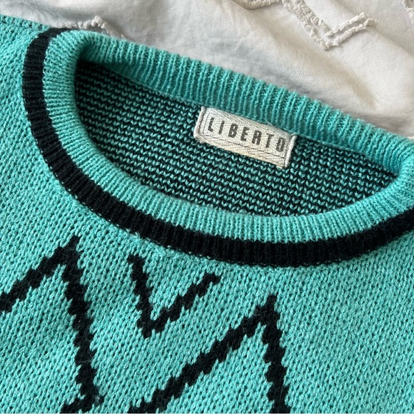 vintage 80s balloon sleeve sweater - Picture 10 of 10